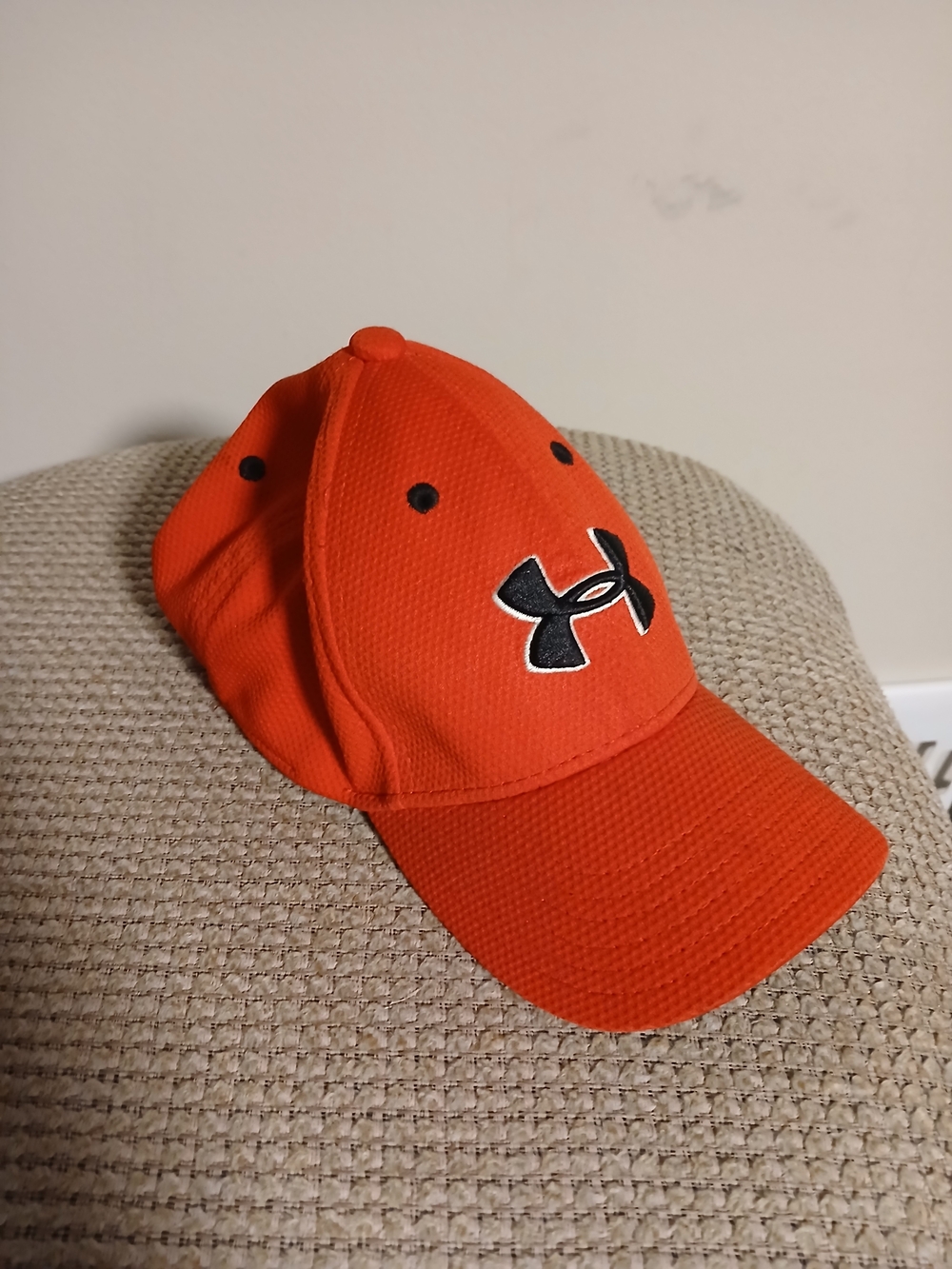 Under Armour Orange Embroidered Logo Baseball Cap